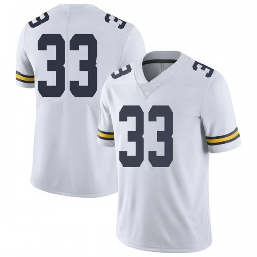 Camaron Cheeseman Michigan Wolverines Youth NCAA #33 White Limited Brand Jordan College Stitched Football Jersey YHP6054HR